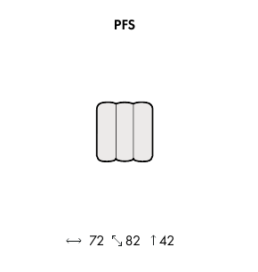 ASTORIA – taburet PFS, rozmer 72 × 82 × 42 cm.