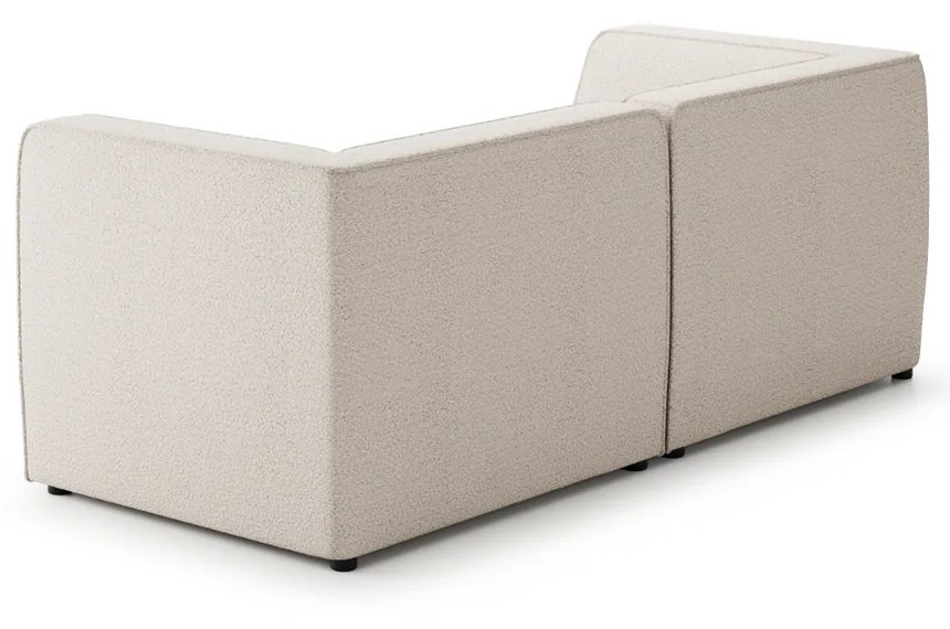 HYDRA SOFA 2 – šikmý pohľad zozadu na čalúnené zadné strany oboch dielov.