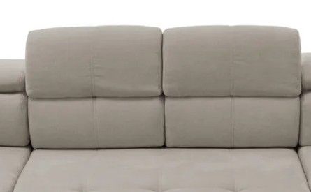 LIBRE XL – detail zdvihnutých polohovacích opierok hlavy.
