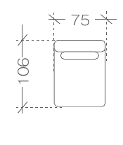 RESA – sektor 1, 75 × 106 × 89 cm