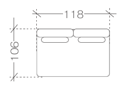 RESA – sektor 2, 118 × 106 × 89 cm