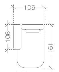 RESA – sektor OBL, 106 × 191 × 89 cm
