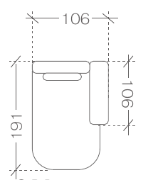RESA – sektor OBP, 106 × 191 × 89 cm