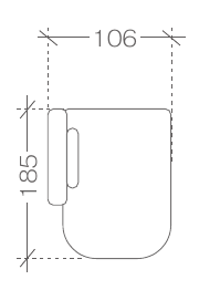 RESA – sektor OL, 106 × 185 × 89 cm
