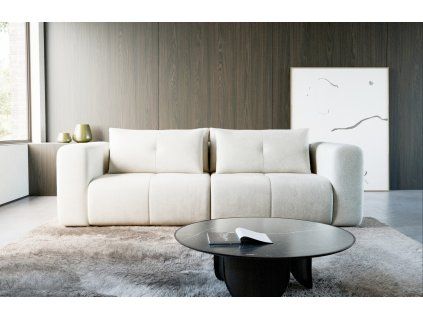 Sedacia súprava CORDIA sofa v svetlej poťahovej látke Monte 03.