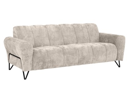 Pohovka LEVANTO 3 SOFA 220 × 98 cm v krémovej látke Vega 2