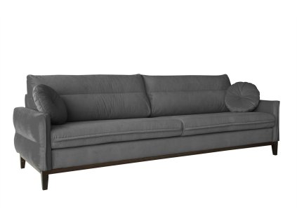 Pohovka BELLAGIO 3 SOFA 268 × 94 cm v sivej látke Kronos 22