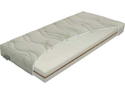 Matrac SULTÁN hydrolatex plus T3 – matrac s odkrytým rezom, svetlé jadro s kokosovou platňou v strede.