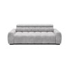 Svetlosivá rozkladacia sedačka IMPERIAL sofa, predný pohľad