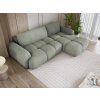 Sedacia súprava WINTER S – pohľad zhora, prešívané sedadlo a otoman