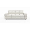 Sedacia súprava BELLUGA 3-sofa, čelný pohľad na svetlú pohovku na bielom pozadí.