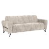 Pohovka LEVANTO 3 SOFA 220 × 98 cm v krémovej látke Vega 2