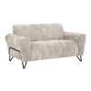 Pohovka LEVANTO 2 SOFA 160 × 98 cm v krémovej látke Vega 2