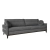 Pohovka BELLAGIO 3 SOFA 268 × 94 cm v sivej látke Kronos 22