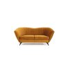 Pohovka do obývačky VERANO 2 SOFA, horčicový zamat