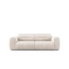 Pohovka do obývačky ALVARO SOFA spredu, šírka 240 cm, krémová látka