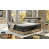 Boxspring posteľ 180x200 do spálne LISA, masívne drevo, v interiéri spálne, celkový pohľad