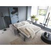 Pohovka GUSTO SOFA rozložená, detail spacej plochy