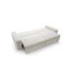 Rozkladacia pohovka EASY SOFA rozložená do polohy lôžka so svetlou plochou na spanie, pohľad v uhle zhora.