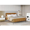 Luxusná čalúnená posteľ - boxspring - v spálni - celkový pohľad