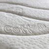Poťah ORGANIC COTTON matraca HERBAL SPINAL – detail textúry a nápisu Cotton.