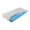 Matrac SULTÁN Hydrolatex Plus T4 – rez modrým perforovaným jadrom s kokosovou platňou v strede.